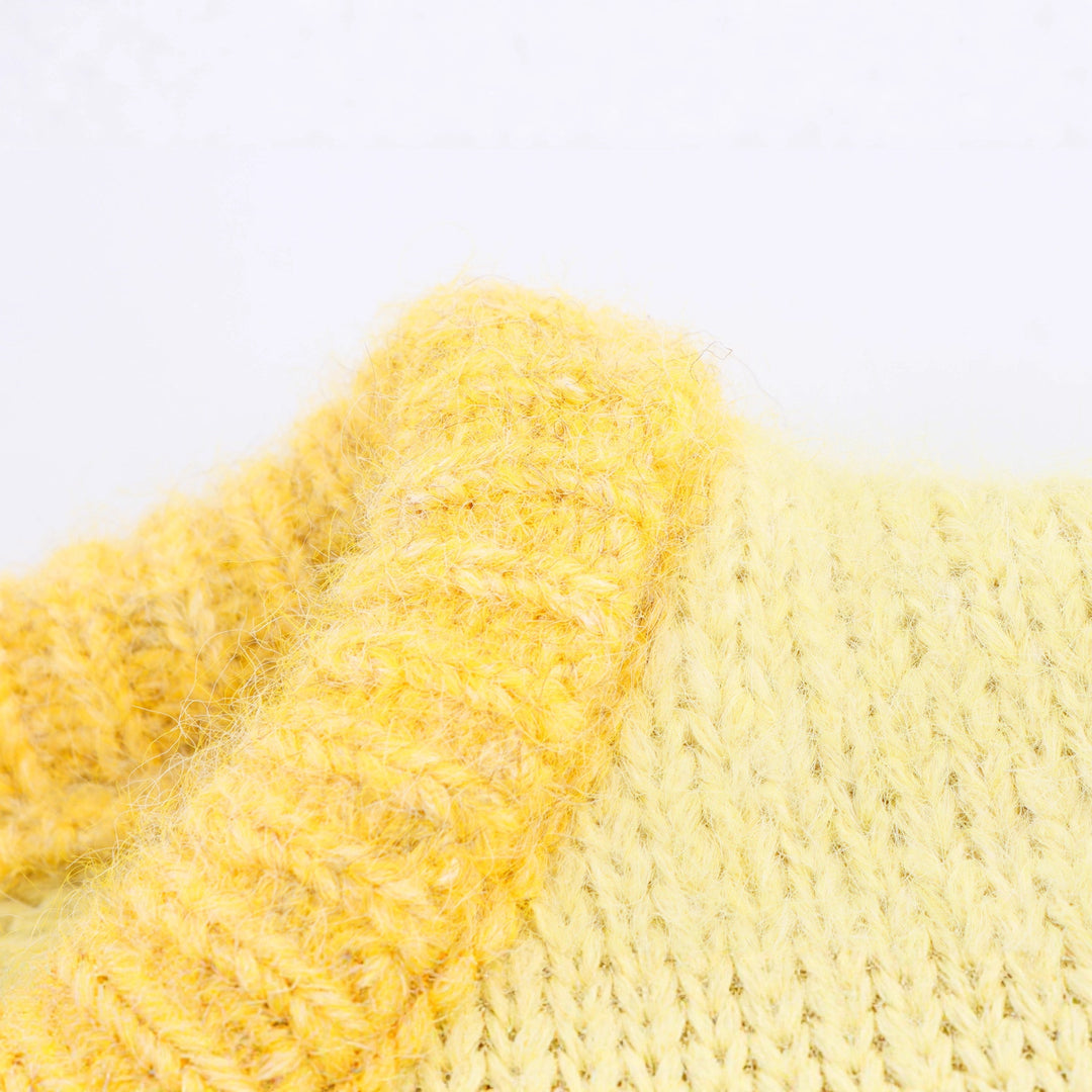 Damen kuschelige Strickjacke mit Schleifenverschluss Drune