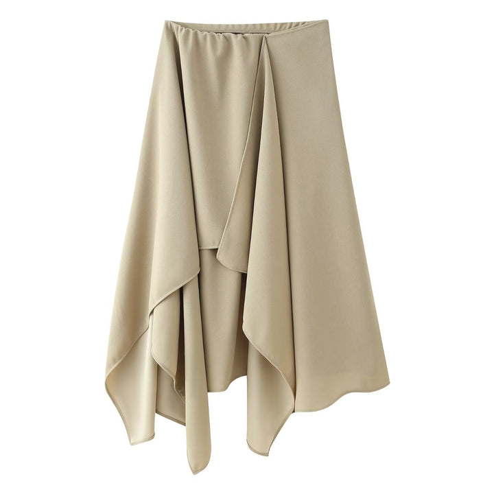 Damen-Set mit elegantem schwingendem Oberteil und fließendem Rock Drune