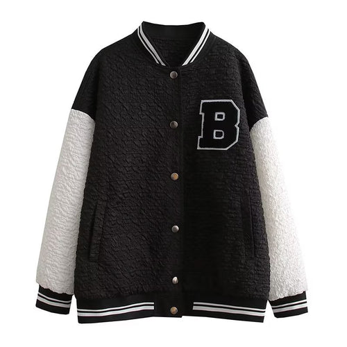 Damen Sportliche Bomberjacke mit strukturiertem Obermaterial und eleganten Details Drune