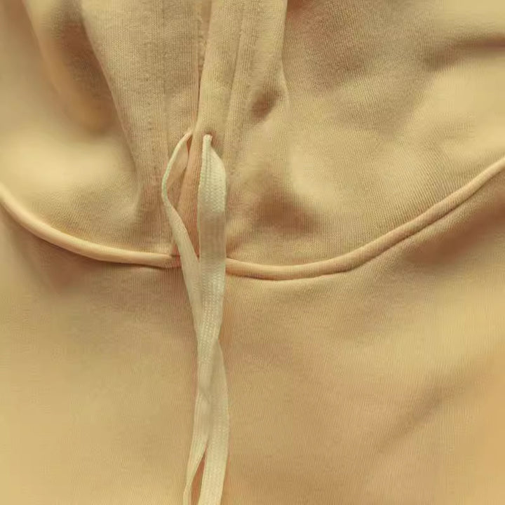 Herren Kapuzenpullover und Jogginghose Set mit kreativem Dollarzeichen-Motiv Drune