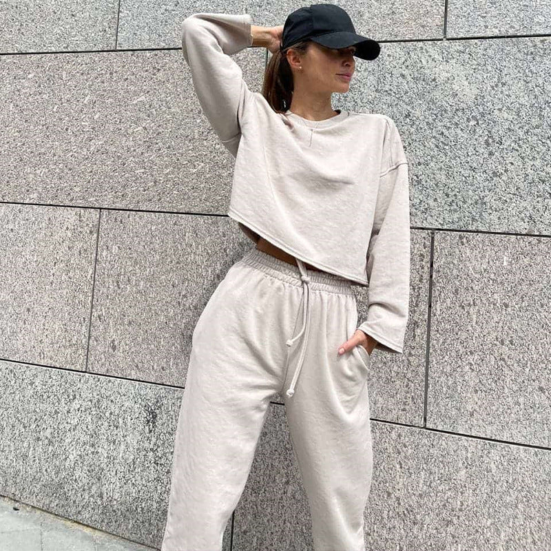 Damen bequemer und stylischer Freizeitanzug Drune