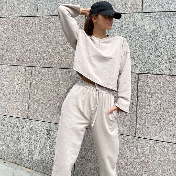 Damen bequemer und stylischer Freizeitanzug Drune