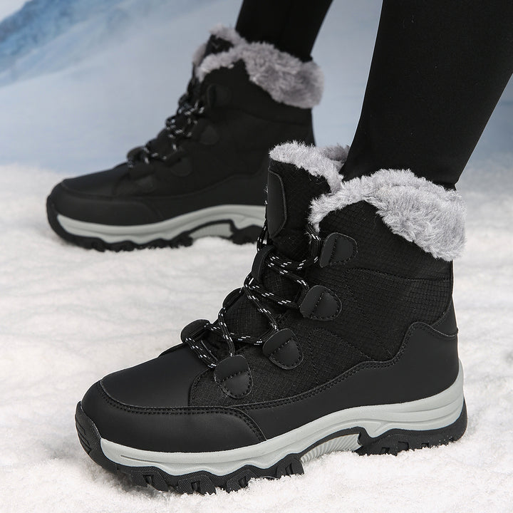 Damen Thermo-Winterstiefel mit isolierendem Futter und rutschfester Sohle Drune