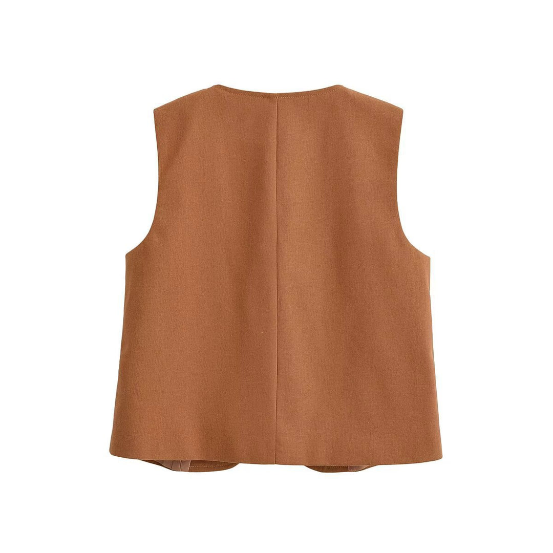 Damen weite Chino-Shorts mit eleganter Faltenlegung und praktischen Seitentaschen Drune