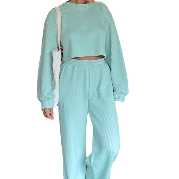 Damen lässiger und eleganter Strickanzug Drune