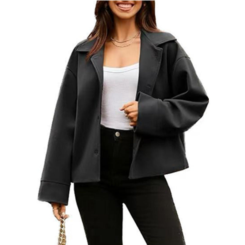 Damen oversized Blazerjacke mit modernen Details und lässigem Schnitt Drune