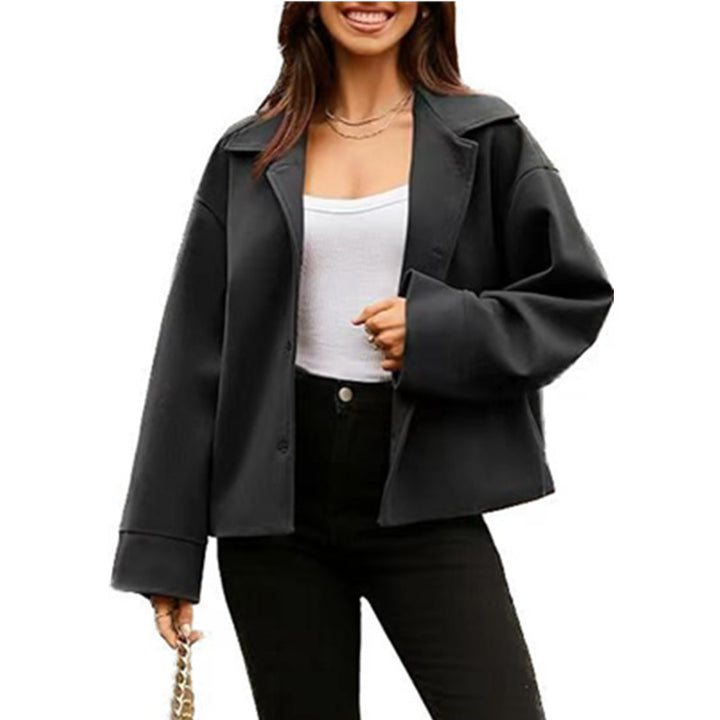 Damen oversized Blazerjacke mit modernen Details und lässigem Schnitt Drune