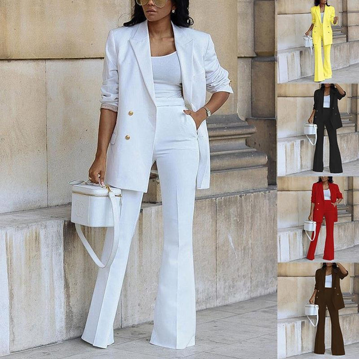 Damen Blazeranzug mit elegantem Schnitt und lässigem Flair Drune