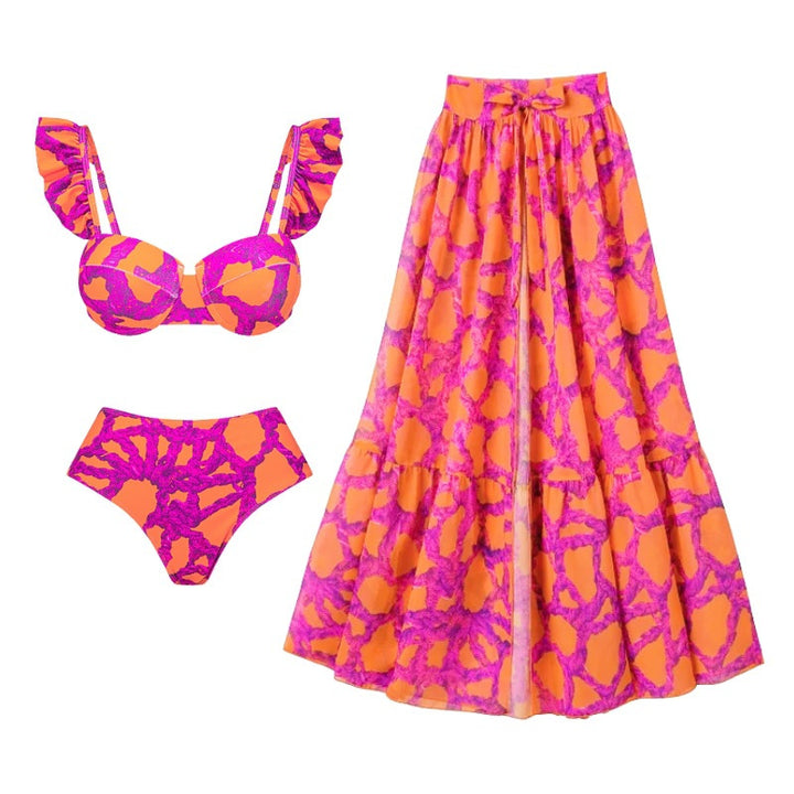 Damen Bikiniset mit voluminösem Rock von Drune