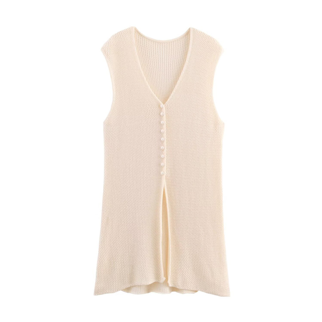 Damen Longcardigan mit Gürtel und Knopfleiste Drune