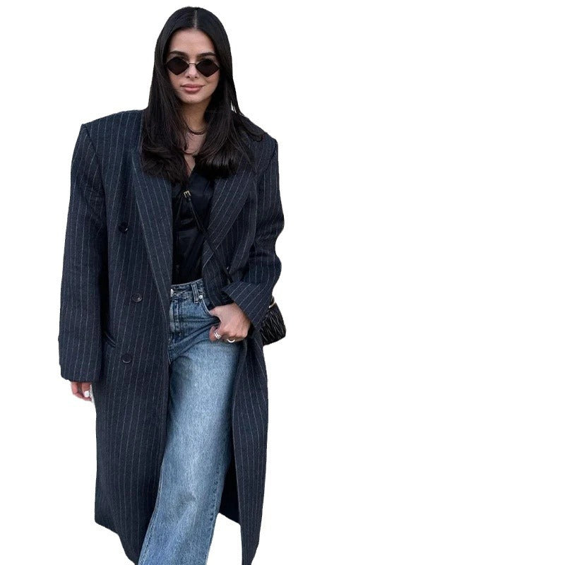 Damen elegante und modische Langjacke Drune
