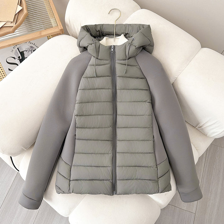 Damen Isolierte Steppjacke mit Kapuze und sportlichem Schnitt Drune