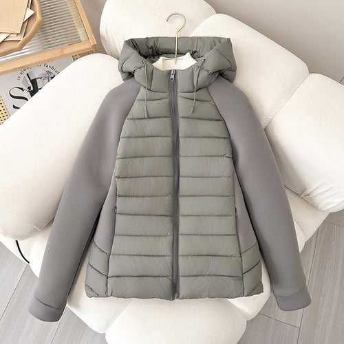 Damen Isolierte Steppjacke mit Kapuze und sportlichem Schnitt Drune