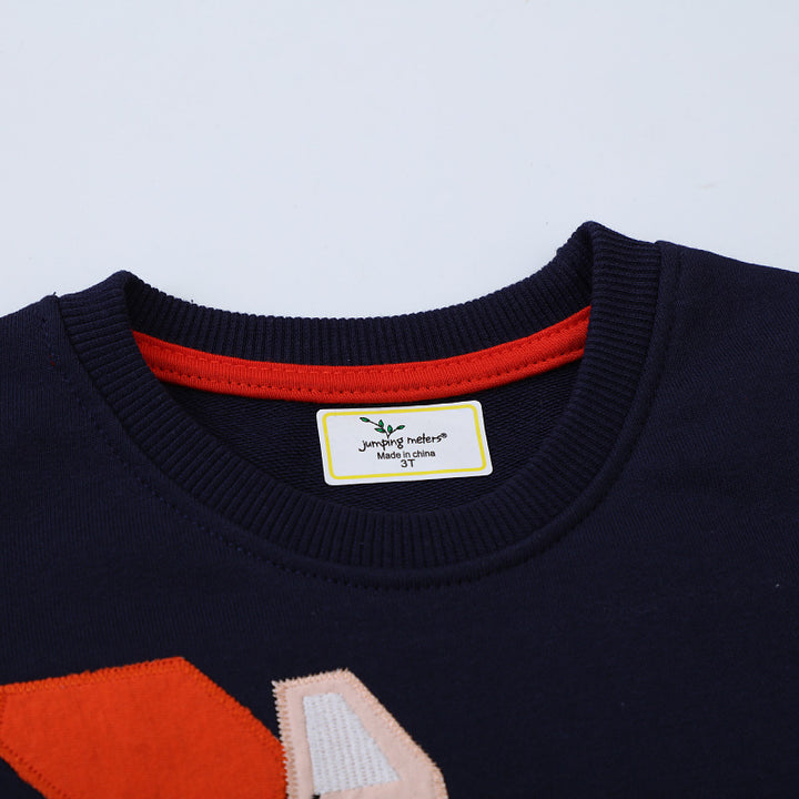 Jungen Sweatshirt mit kreativem Baustellenfahrzeug-Design Drune