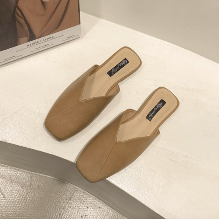 Damen Elegante und moderne Mules mit ausgefallenem Überkreuz-Design Drune