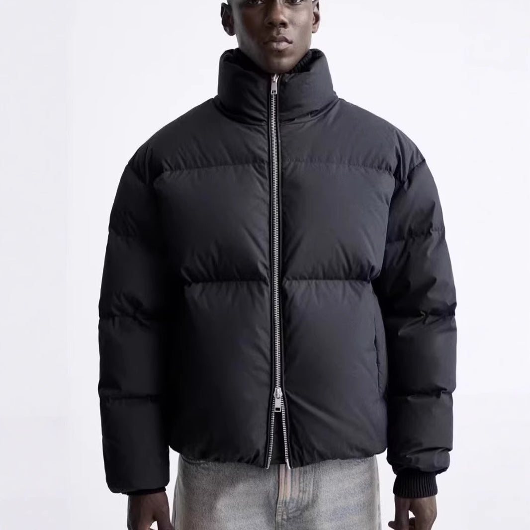 Damen gesteppte Winterjacke mit hochschließendem Kragen und seitlichen Eingrifftaschen Drune