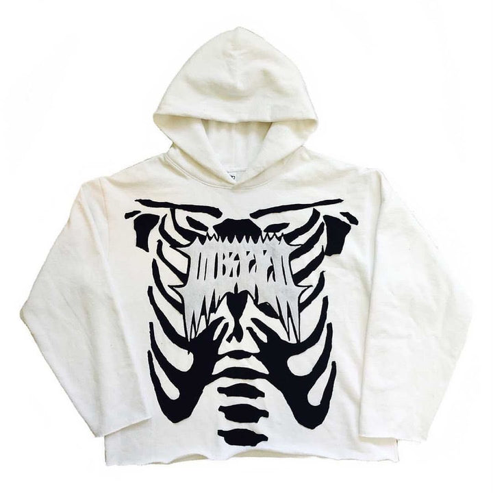 Damen Kapuzenpullover mit trendigem Grafikdesign Drune