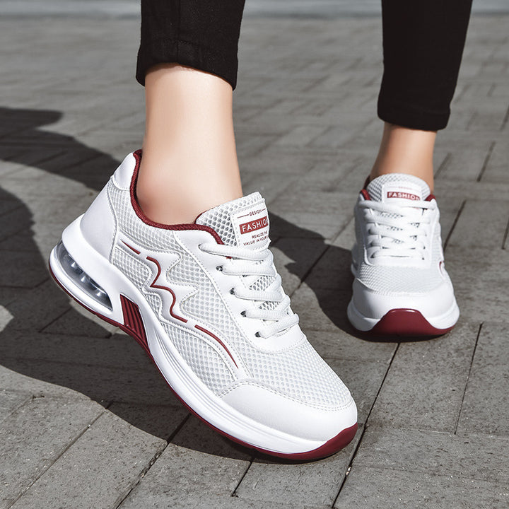 Damen nan City-Walking-Sneaker mit sichtbarer Fersenluftkammer und ergonomischer EVA-Dämpfung Drune