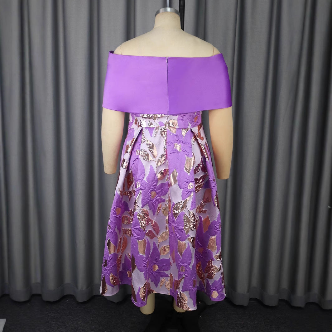 Damen Glamouröses Abendkleid mit Drapierung Drune