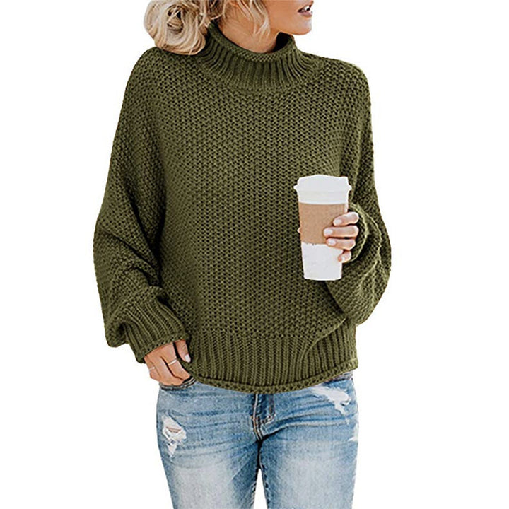 Damen Großer Strickpullover Drune
