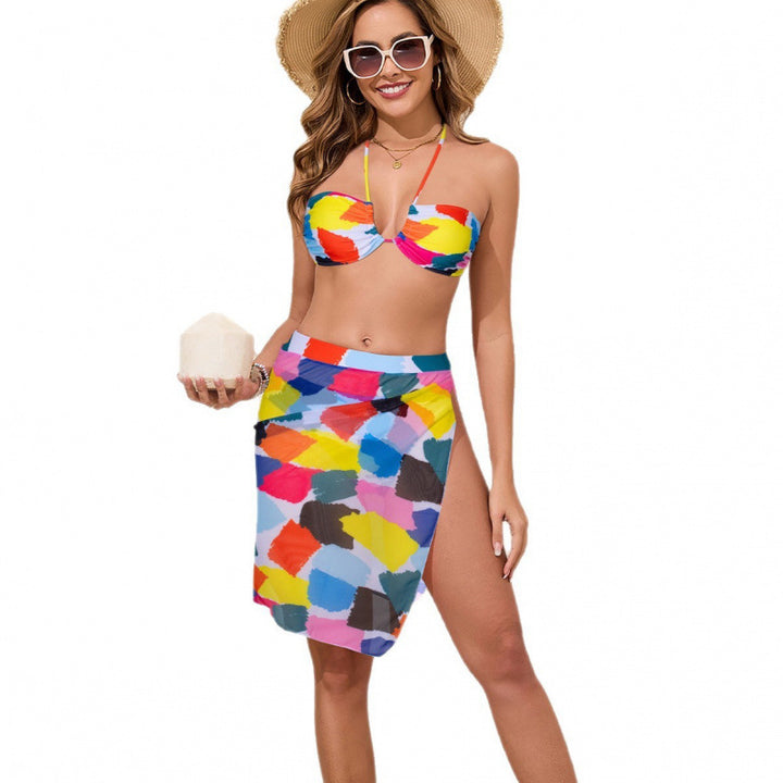 Damen Bikiniset mit verführerischem Wickelrock Drune