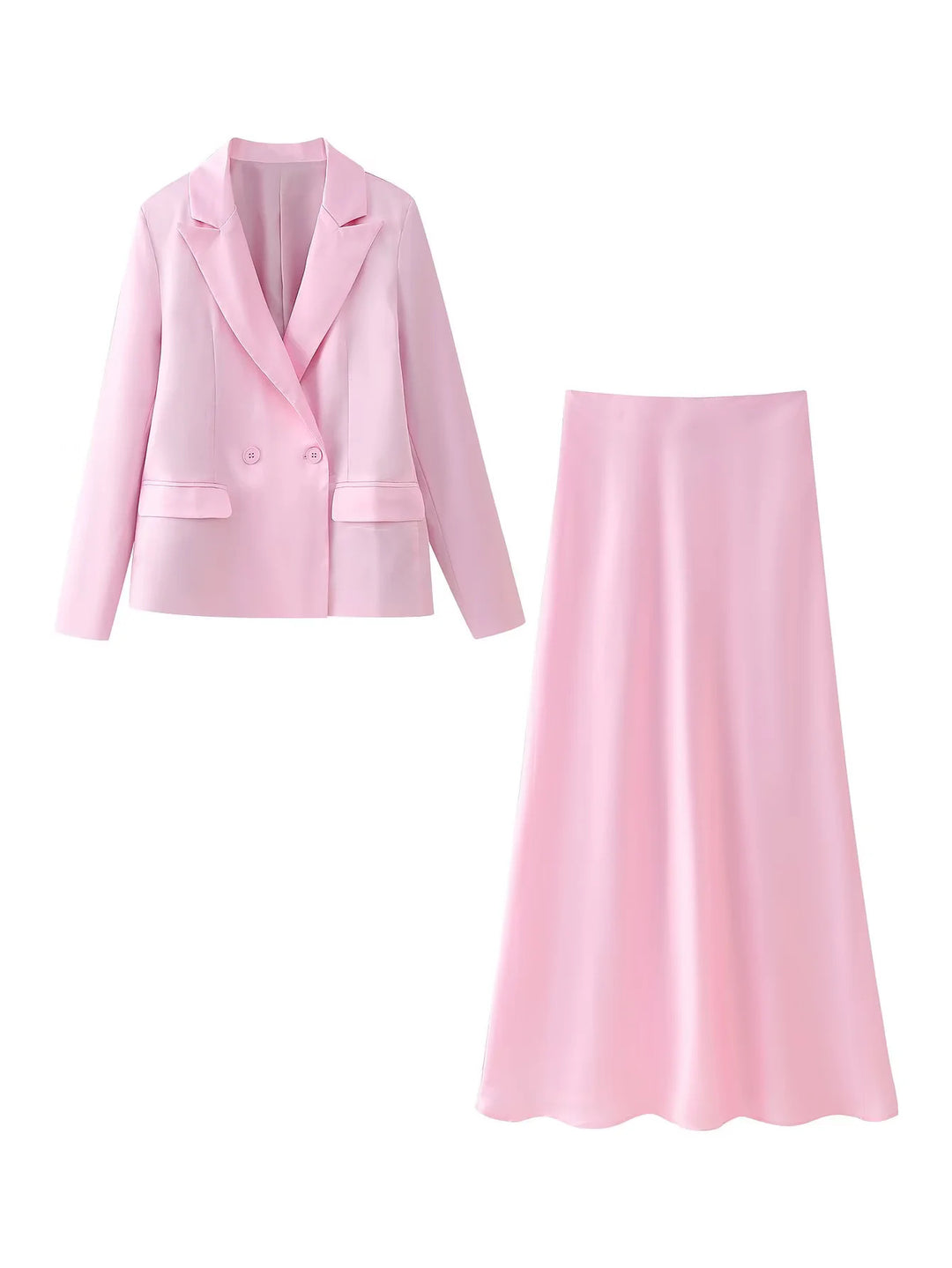 Damen elegantes Blazer- und Rock-Set Drune