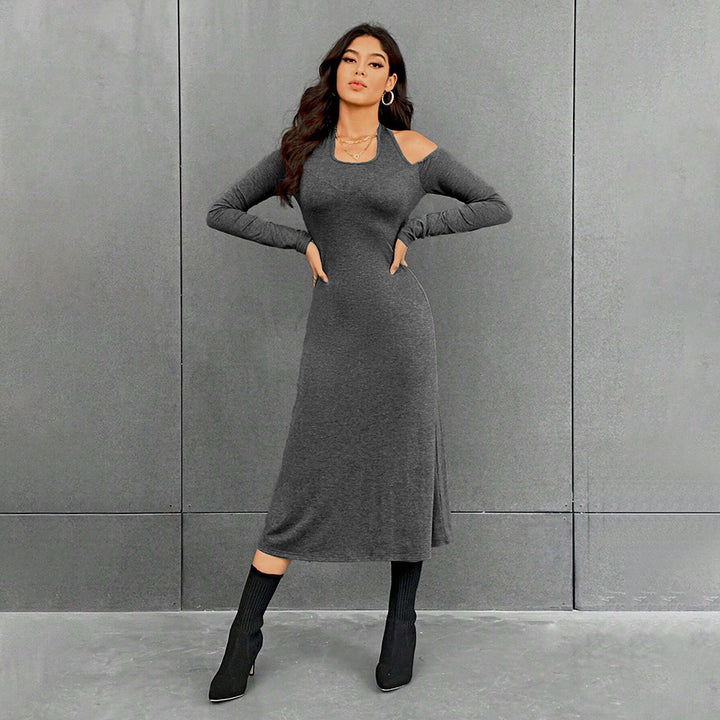 Damen Maxikleid mit schickem Schnitt und eleganten Cut-Out-Details Drune