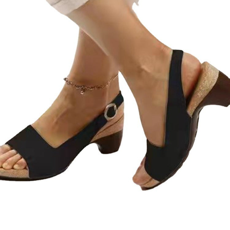 Damen Komfortable und stilvolle Wedgesandalen mit anatomischem Fußbett Drune
