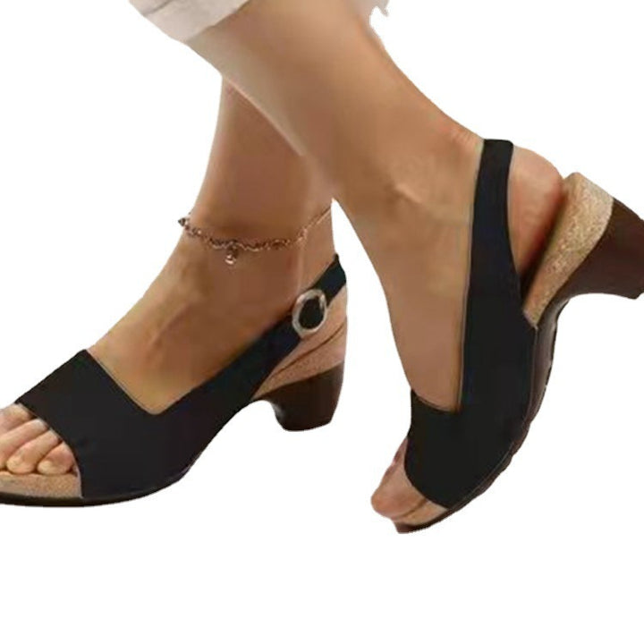 Damen Komfortable und stilvolle Wedgesandalen mit anatomischem Fußbett Drune