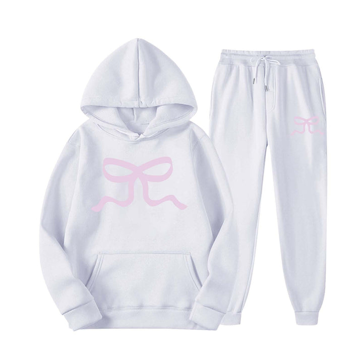 Damen lässiger Hoodie und Jogginghose Set Drune