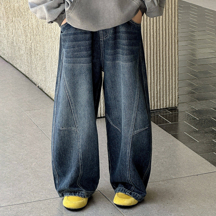 Damen weite Designer-Jeans Drune