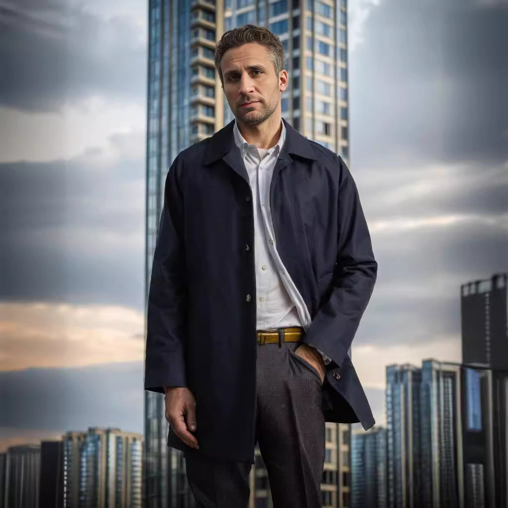 Herren wetterfeste Übergangsjacke mit praktischen Taschen Drune