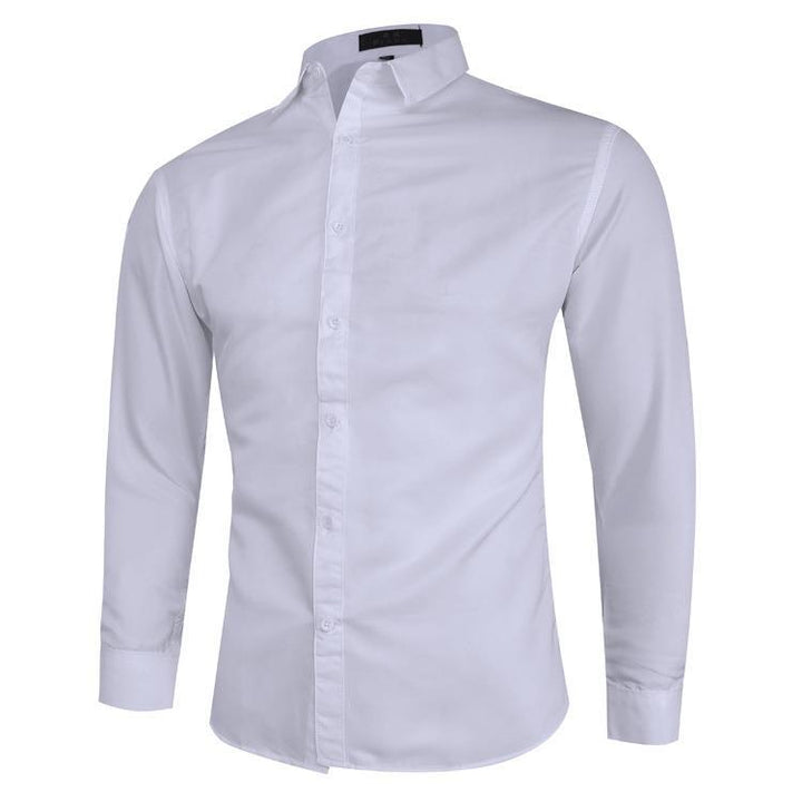 Herren nan Slim-Fit Businesshemd mit Kentkragen Stretchkomfort und bügelleichter Baumwollmischung Drune
