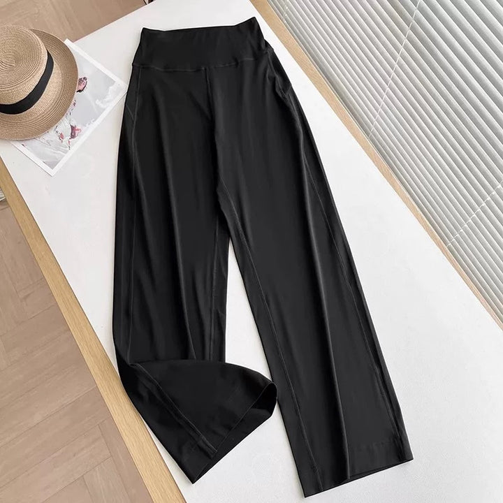 Damen weite Relax-Hose mit hohem Bund Drune