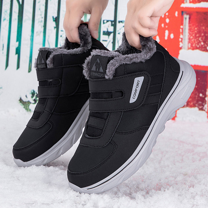Damen isolierte Winter-Sneaker mit praktischem Klettverschluss und weichem Innenfutter Drune