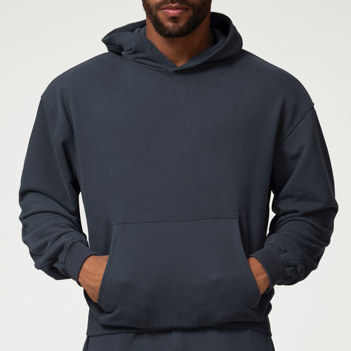 Herren Kapuzenpullover mit weichem Fleece-Futter und geräumiger Tasche Drune