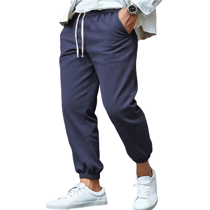 Herren nan tapered Sweat-Jogger mit elastischem Bund, Kordelzug und eingeschlossenen Bündchen Drune