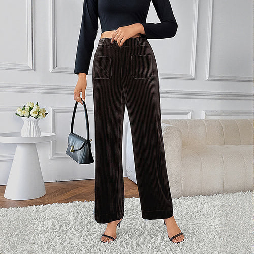 Damen Cropped Langarmoberteil mit elegantem Rundhalsausschnitt und floralem Design Drune