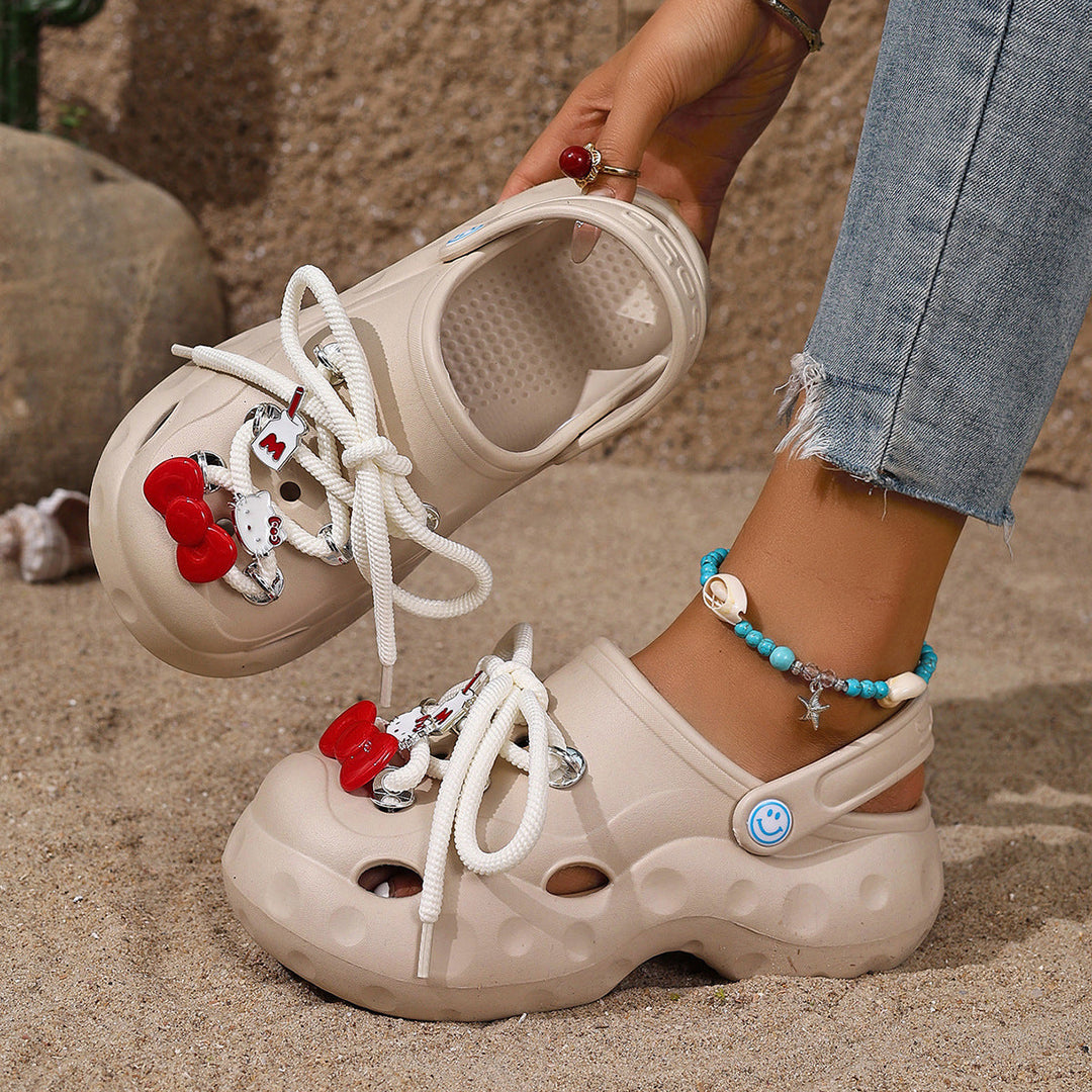 Damen Clogs mit einzigartigen Design-Details und komfortabler Sohle Drune