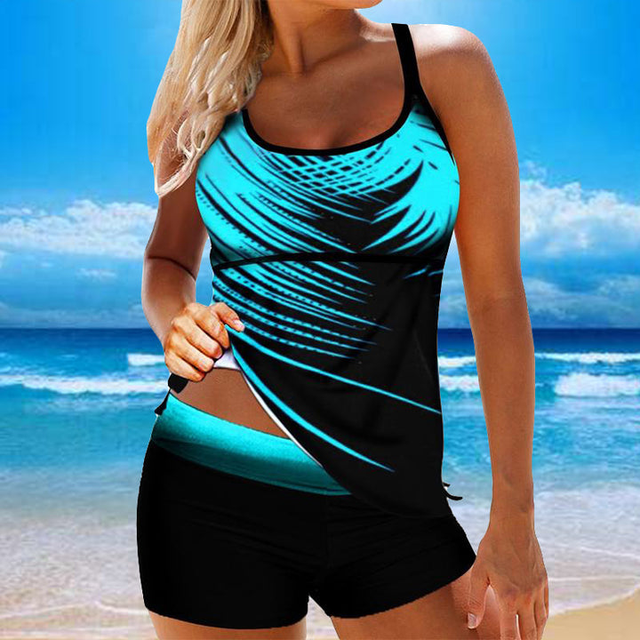 Damen Sportliche Badebluse mit Shorts Drune