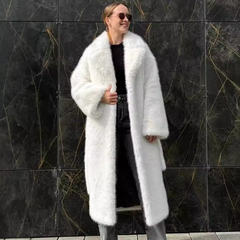 Drune | Kunstpelz-Mantel - Luxuriöse Winterwärme - Elegante Kältemodus-Aussage