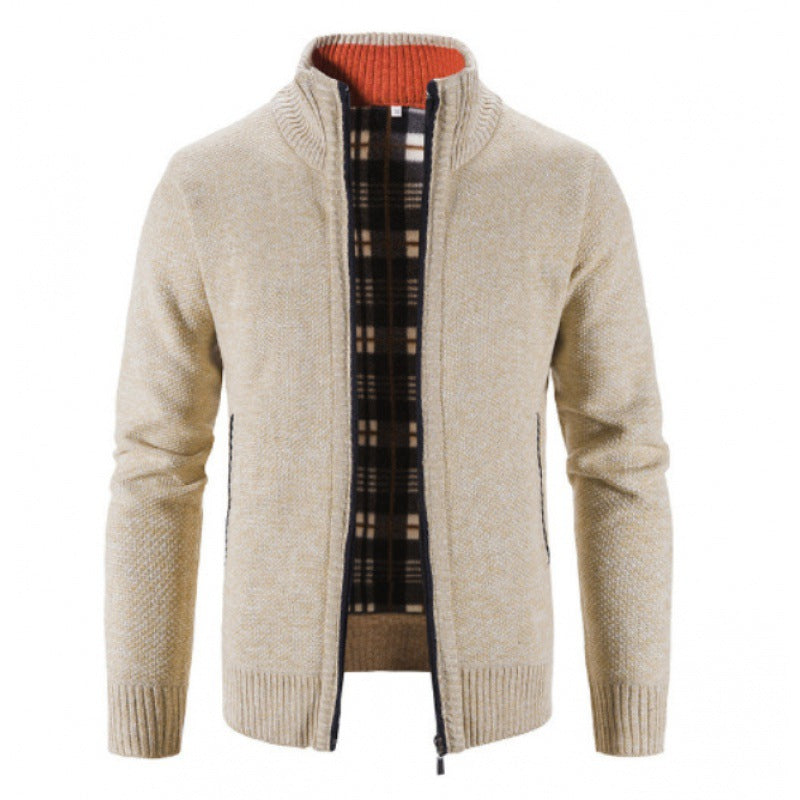 Herren Strickjacke mit innovativem wärmeisolierendem Innenfutter Drune