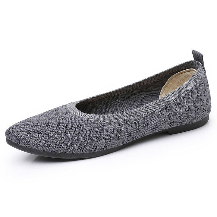 Damen Bequeme Strickschuhe Drune