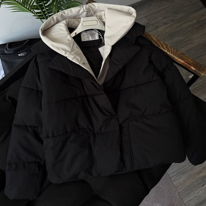 Damen Steppjacke mit großzügiger Kapuze und modernem Schnitt Drune