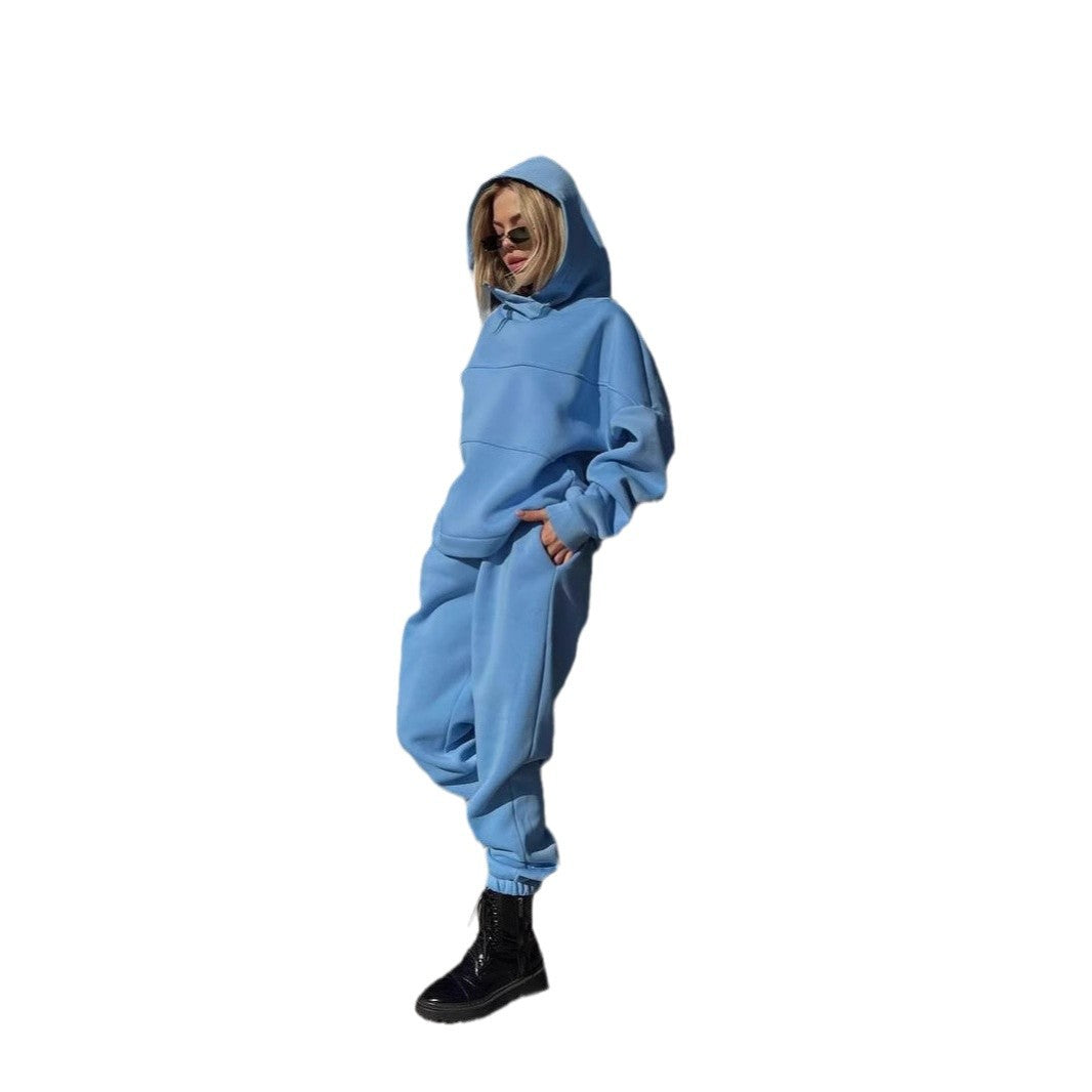Damen Oversized Hoodie mit Kapuze Drune