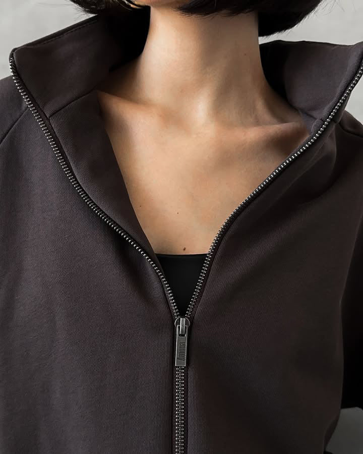 Damen sportliche Jacke und weite Hose im modernen Look mit Streifendetails Drune