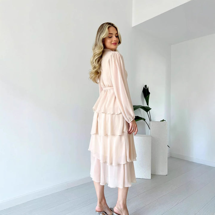 Damen Festliches Midikleid Drune