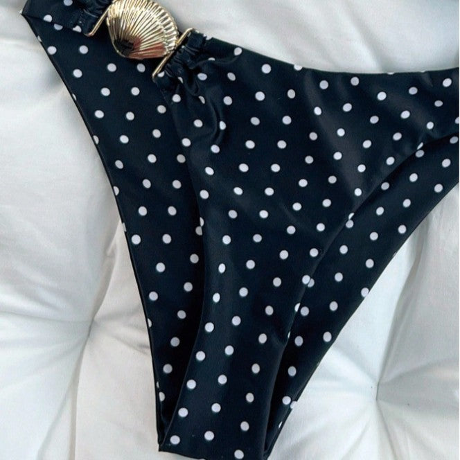 Damen Bandeau-Bikini-Set mit Muschel-Detail Drune