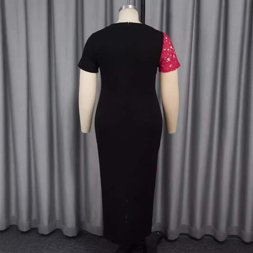Damen elegantes Spitzenkleid mit modernen Akzenten Drune