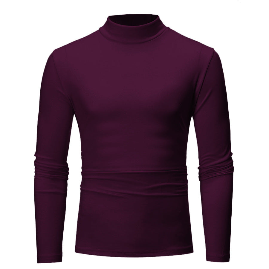 Herren turtleneck Langarmshirt Drune